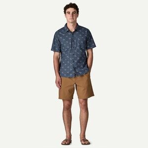Patagonia Men's Back Step Shirt Size XL in Dolomite Blue